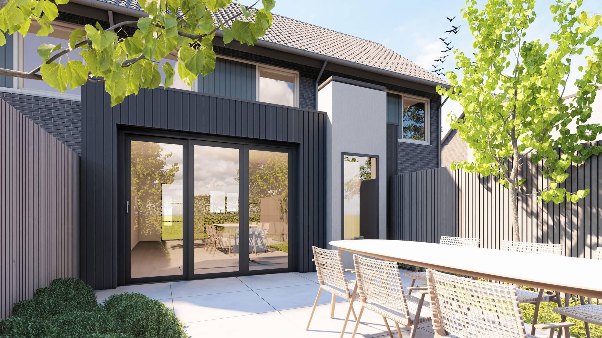 Luxe aanbouw aan huis