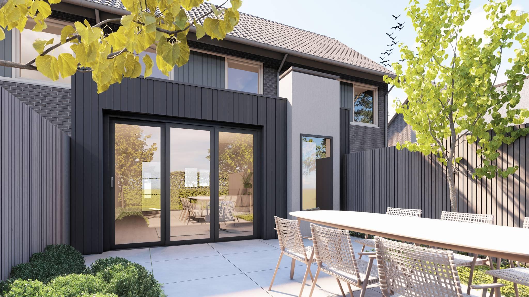 Luxe aanbouw woning